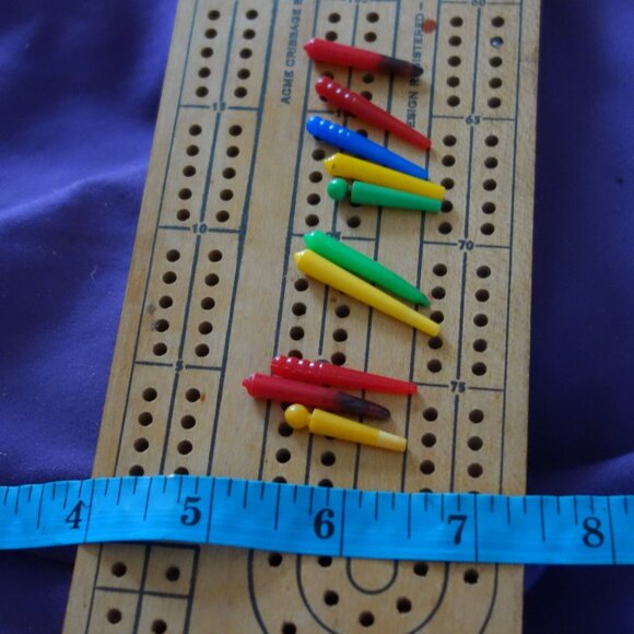 Vintage Brinks Social Club Acme Cribbage Board Design Registered - No. 14526 - Picture 8 of 14